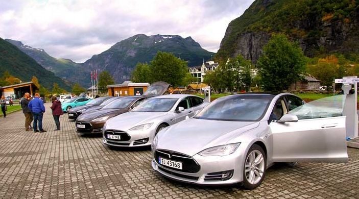 Αυτοκίνητα-Τέσλα-Νορβηγία